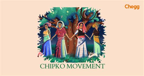 Drawing On Chipko Movement // Chipko Movement .